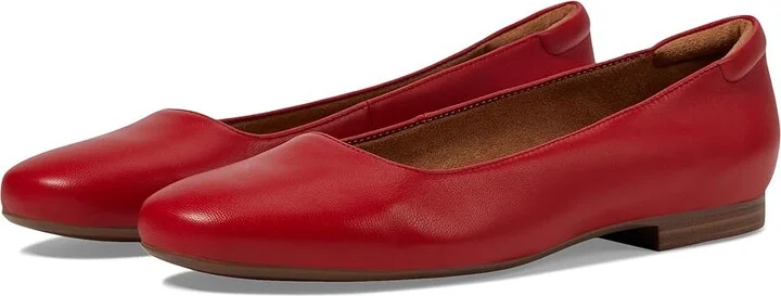 Crimson Red Leather