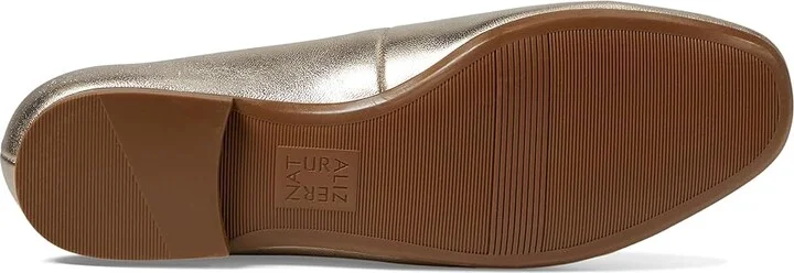 Naturalizer Kelly Ballet Women's Flat Shoes Warm Silver Leather : 9.5 W (C) - Image 3