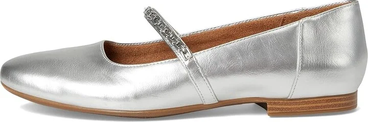 Naturalizer Kelly Chain Women's Shoes Silver Faux Leather : 6 M (B) - Image 6