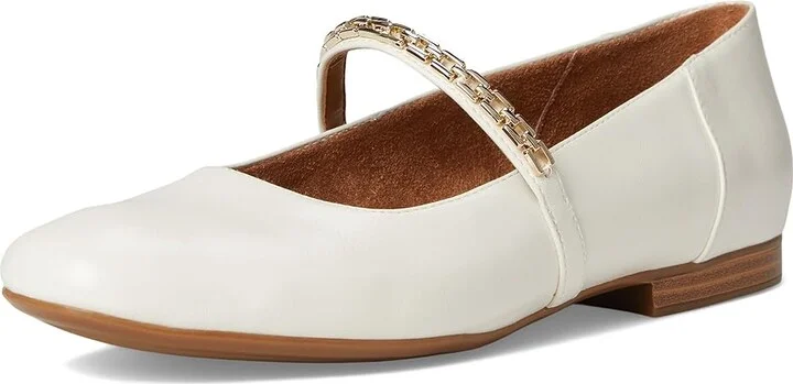Naturalizer Kelly Chain Women's Shoes Warm White Faux Leather : 5.5 M (B) - Image 5