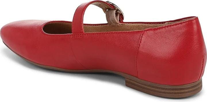 Naturalizer Kelly Women's Slip on Shoes Crimson Red Leather : 6.5 M (B) - Image 4