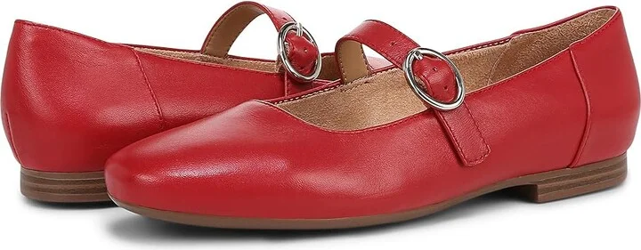 Naturalizer Kelly Women's Slip on Shoes Crimson Red Leather : 6.5 M (B) - Image 5