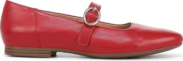 Naturalizer Kelly Women's Slip on Shoes Crimson Red Leather : 6.5 M (B) - Image 7