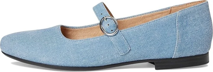 Naturalizer Kelly Women's Slip on Shoes Denim Blue Suede : 5.5 M (B) - Image 6