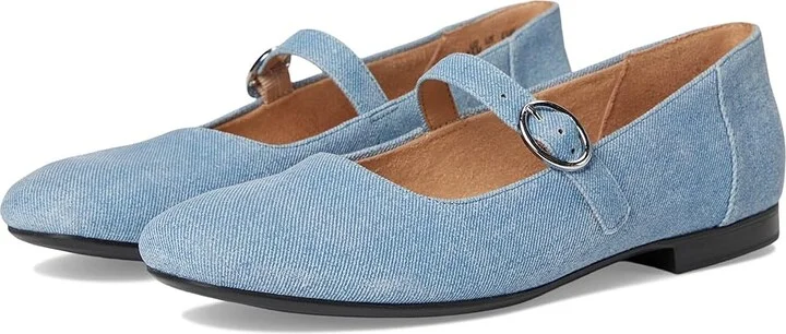 Naturalizer Kelly Women's Slip on Shoes Denim Blue Suede : 5.5 M (B)