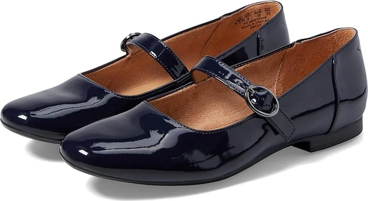 Naturalizer Kelly Women's Slip on Shoes French Navy Synthetic : 9.5 W (C), Leather