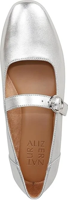 Naturalizer Kelly Women's Slip on Shoes Silver Leather : 10 M (B) - Image 2