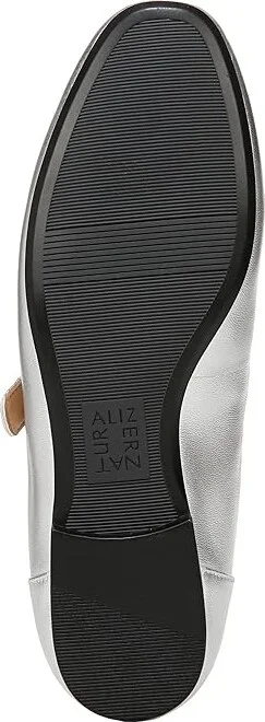 Naturalizer Kelly Women's Slip on Shoes Silver Leather : 10 M (B) - Image 3