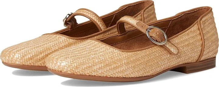Naturalizer Kelly4 Women's Shoes Tan Woven Faux Leather : 10 M (B), Leather/Rubber
