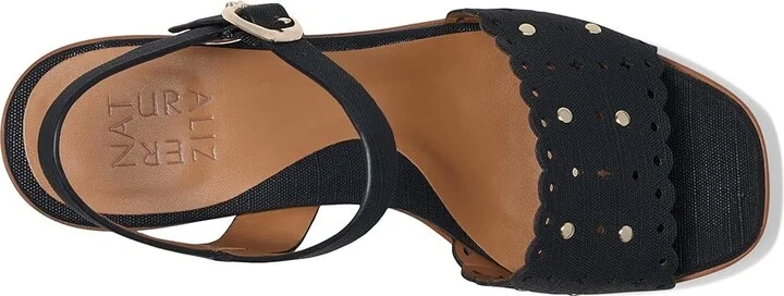 Naturalizer Kira Women's Wedge Shoes Black : 9 M (B), Suede/Synthetic - Image 2