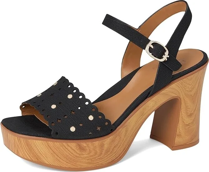 Naturalizer Kira Women's Wedge Shoes Black : 9 M (B), Suede/Synthetic - Image 5