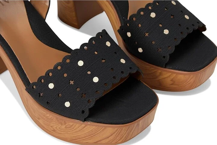 Naturalizer Kira Women's Wedge Shoes Black : 9 M (B), Suede/Synthetic - Image 7