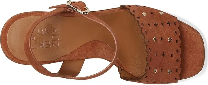 Naturalizer Kira Women's Wedge Shoes English Tea : 9.5 M (B), Suede/Synthetic - Image 2