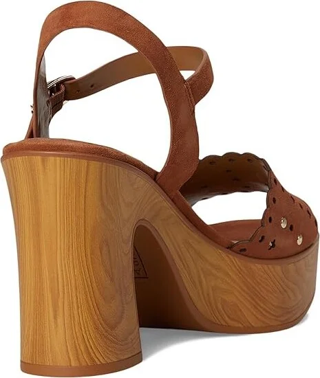 Naturalizer Kira Women's Wedge Shoes English Tea : 9.5 M (B), Suede/Synthetic - Image 4