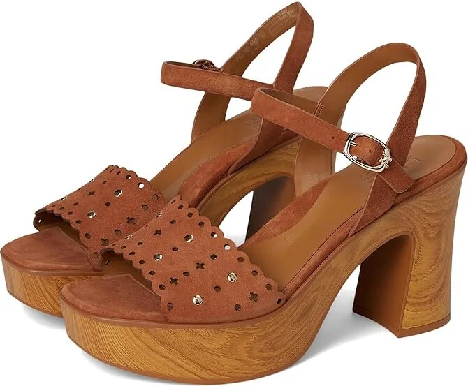 Naturalizer Kira Women's Wedge Shoes English Tea : 9.5 M (B), Suede/Synthetic