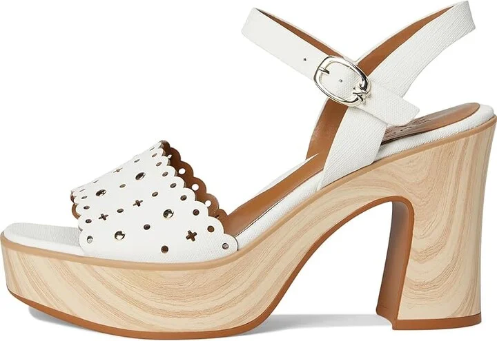Naturalizer Kira Women's Wedge Shoes White : 9.5 M (B), Suede/Synthetic - Image 6