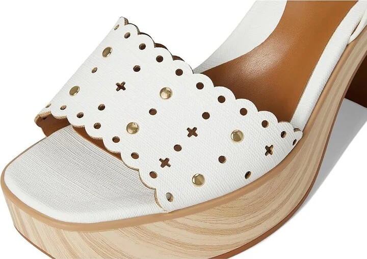Naturalizer Kira Women's Wedge Shoes White : 9.5 M (B), Suede/Synthetic - Image 7