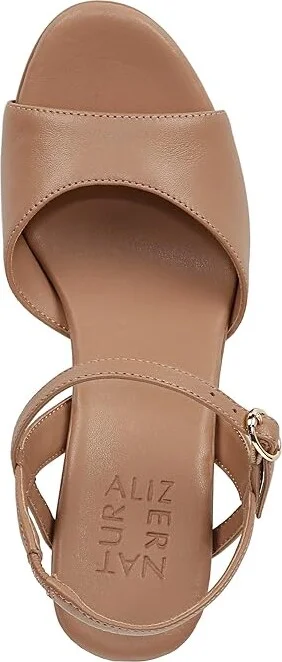 Naturalizer Lala Ankle Straps Women's Sandals Taupe Leather : 12 M (B) - Image 2