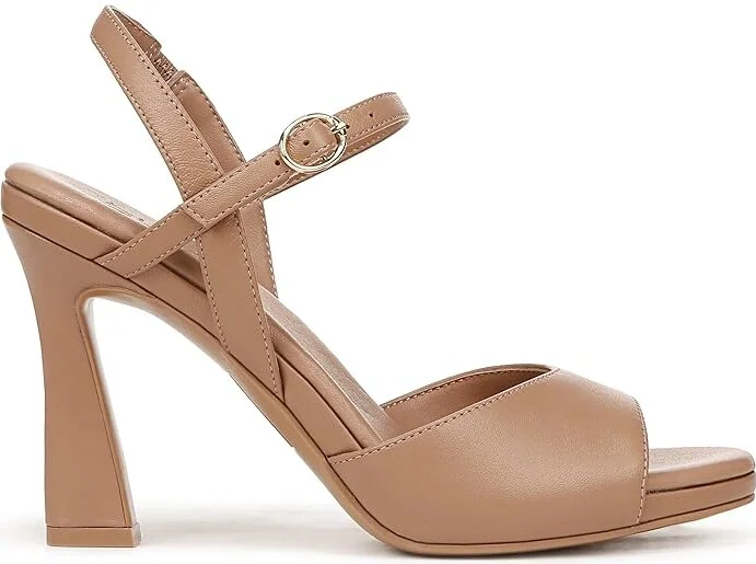 Naturalizer Lala Ankle Straps Women's Sandals Taupe Leather : 12 M (B) - Image 6