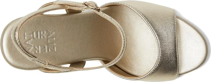 Naturalizer Lala Women's Wedge Shoes Champagne Leather : 12 M (B) - Image 2
