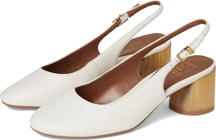Naturalizer Lane Women's Shoes Warm White Leather : 9.5 W (C)
