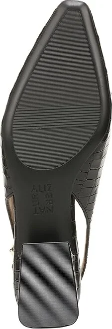 Naturalizer Lindsey Women's Shoes Black Croc Leather : 8.5 M (B) - Image 3