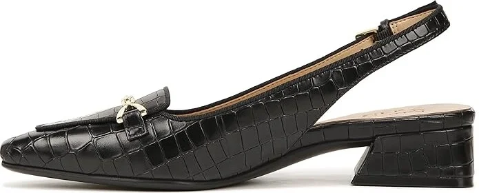 Naturalizer Lindsey Women's Shoes Black Croc Leather : 8.5 M (B) - Image 6