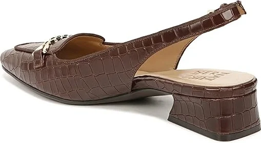 Naturalizer Lindsey Women's Shoes Brown Croc Leather : 6 W (C) - Image 4