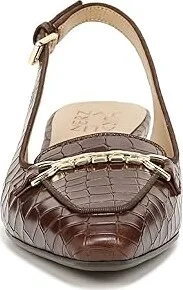 Naturalizer Lindsey Women's Shoes Brown Croc Leather : 6 W (C) - Image 5