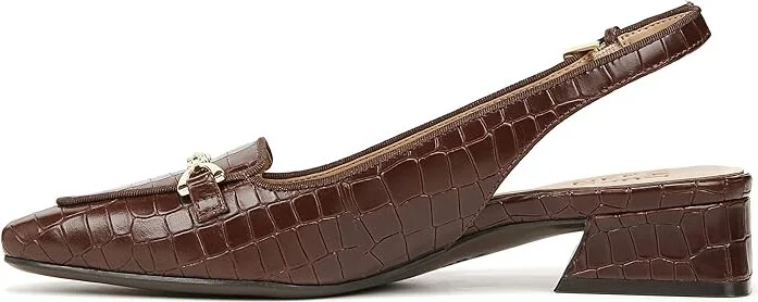 Naturalizer Lindsey Women's Shoes Brown Croc Leather : 6 W (C) - Image 6