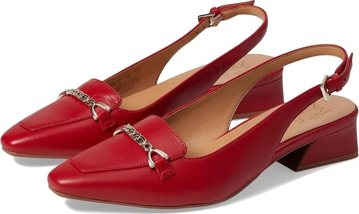 Naturalizer Lindsey Women's Shoes Crimson Red Leather : 7 W (C)