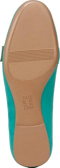 Naturalizer Lola Women's Flat Shoes Jade Garden Green Leather : 10.5 M (B) - Image 3