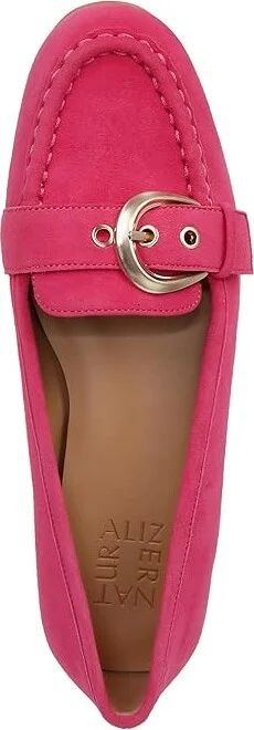 Naturalizer Lola Women's Flat Shoes Pink Flash Suede : 6 M (B), Leather - Image 2