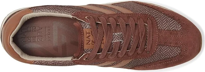 Naturalizer Lorena Women's Shoes Brown Fabric/Suede : 12 M (B), Leather - Image 2