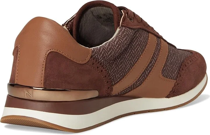 Naturalizer Lorena Women's Shoes Brown Fabric/Suede : 12 M (B), Leather - Image 4