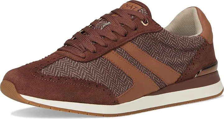 Naturalizer Lorena Women's Shoes Brown Fabric/Suede : 12 M (B), Leather - Image 5
