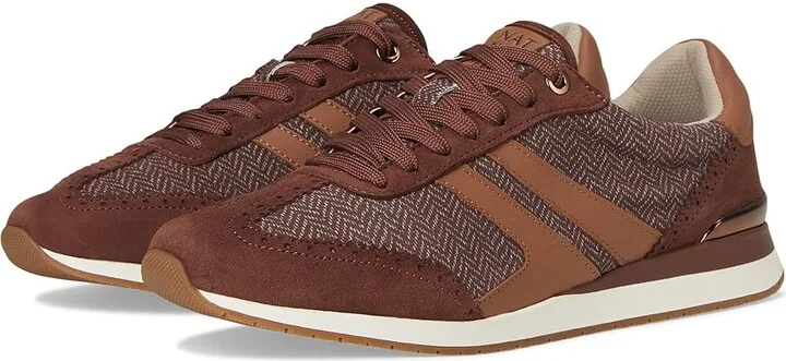 Naturalizer Lorena Women's Shoes Brown Fabric/Suede : 12 M (B), Leather