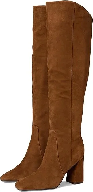 Dark Chestnut Brown Suede