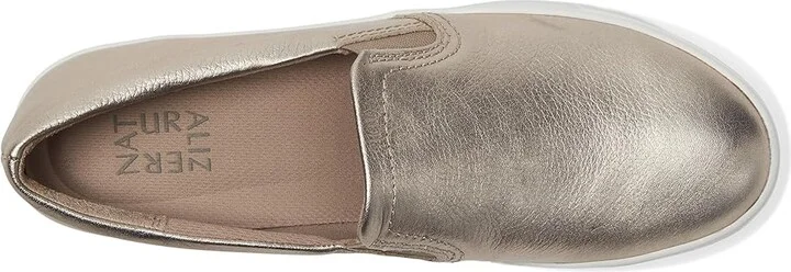 Naturalizer Marianne Slip-Ons Women's Slip-on Dress Shoes Warm Silver Leather : 5.5 M (B) - Image 2