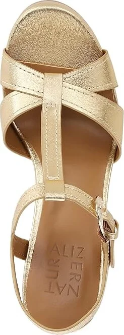Naturalizer Marnie Women's Shoes Dark Gold Faux Leather : 11 W (C) - Image 2