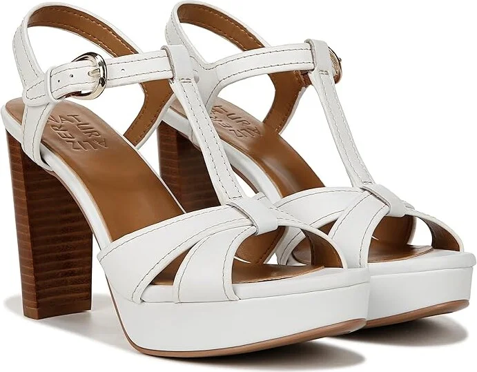 Naturalizer Marnie Women's Shoes White Leather : 9.5 M (B)
