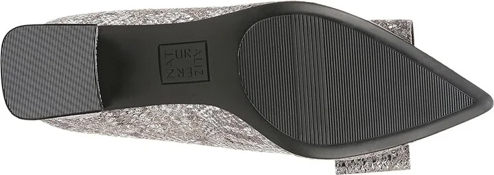Naturalizer Mavis High Women's Heels Silver Leather : 11 M (B), Leather/Suede - Image 3