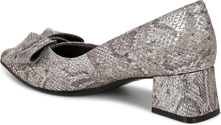 Naturalizer Mavis High Women's Heels Silver Leather : 11 M (B), Leather/Suede - Image 4