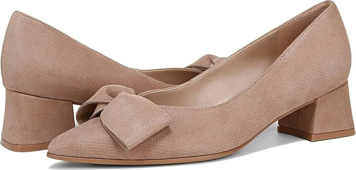 Naturalizer Mavis High Women's Heels Taupe Suede : 6 W (C), Leather/Suede - Image 5