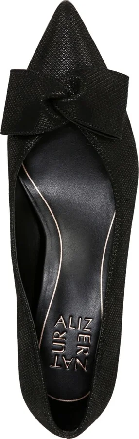 Naturalizer Mavis Mid-Heel Pumps - Taupe/Metallic Suede - Image 8