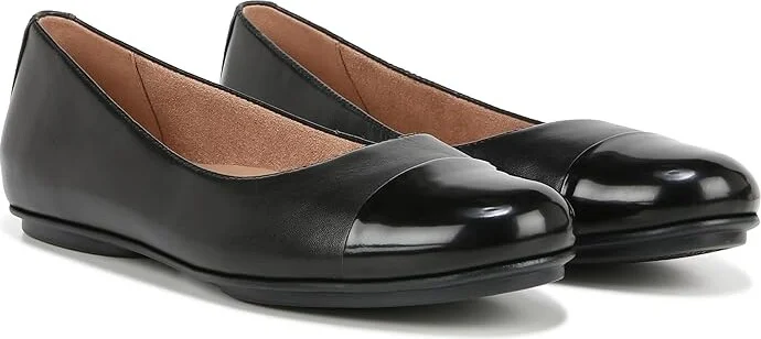 Naturalizer Maxwell Cap Women's Shoes Black : 7.5 W (C), Leather