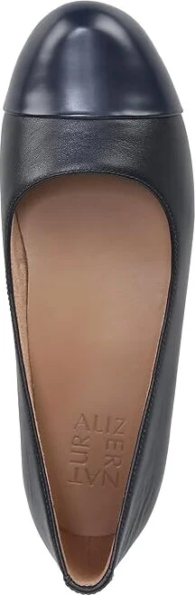 Naturalizer Maxwell Cap Women's Shoes French Navy : 9.5 W (C), Leather - Image 2
