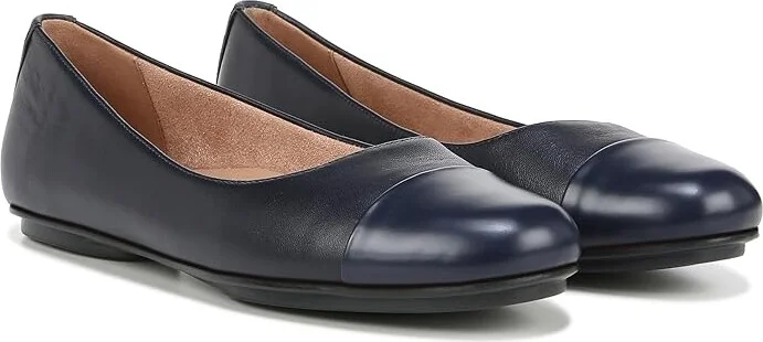 Naturalizer Maxwell Cap Women's Shoes French Navy : 9.5 W (C), Leather