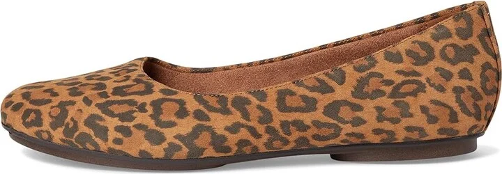 Naturalizer Maxwell Women's Shoes Desert Tan Leopard Print Suede : 6 M (B), Suede/Leather - Image 6