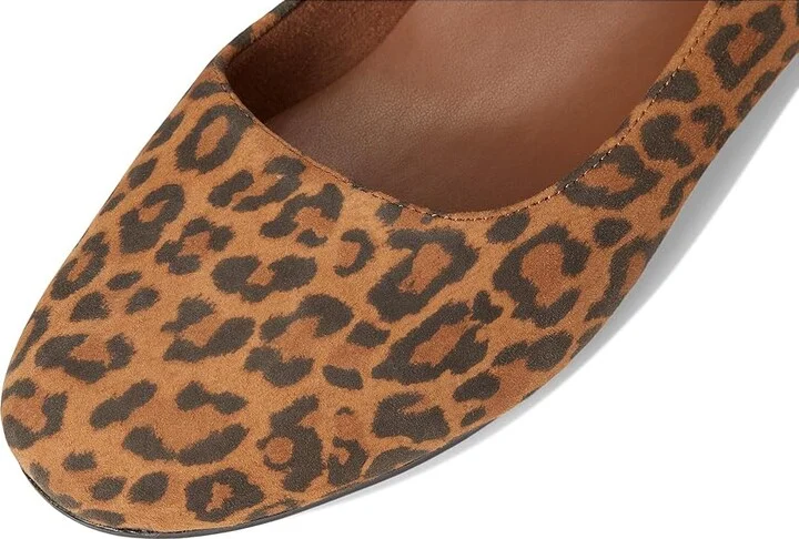 Naturalizer Maxwell Women's Shoes Desert Tan Leopard Print Suede : 6 M (B), Suede/Leather - Image 7